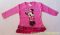Disney Minnie Hosszú Ujjú Bolyhos Tunika/Pulóver (Rózsaszín, Fehér, Pink)(80cm, 92cm, 98cm, 104cm)