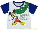   Disney Mickey Rövid Ujjú Póló (Kék, Zöld, Szürke/Sötétkék)(Dinós)(74-110cm)