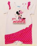   Disney Minnie Bébi Rövid Ujjú Napozó (62cm, 3 hó, Fehér/Pink) UTOLSÓ DARAB