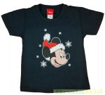 Disney Mickey Rövid Ujjú Póló (Karácsonyi Sötétkék)