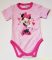 Disney Minnie Rövid Ujjú Body (Nyuszi Mintás)(Fehér, Rózsa, Pink)(56-104cm) 