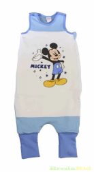Disney Mickey Ujjatlan Bélelt Tipegő Hálózsák (Világoskék, középkék)(68/80-116/122cm)