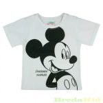   Disney Mickey Rövid Ujjú Póló (Fehér, Sárga, Narancs, Világoskék, Középkék, Szürke)(86-116cm)