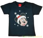 Disney Minnie Rövid Ujjú Póló (Karácsonyi Sötétkék)