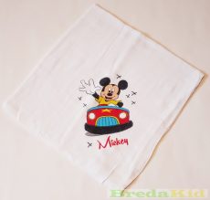 Disney Mickey Bébi Textilpelenka (70X70cm)(Autós)