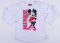 Disney Minnie Bébi Hosszú Ujjú Póló (Alul Csipkés)(Fehér, Rózsa, Pink)(74cm, 80cm, 86cm)