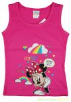   Disney Minnie Széles Pántú Trikó (Pink, Rózsaszín, Fehér)(Szívárványos)(74-98cm)