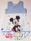 Disney Mickey Bébi Ujjatlan Vékony Hálózsák ( I am Loved)(Világoskék, Középkék)(56cm, 62cm)