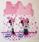   Disney Minnie Bébi Ujjatlan Vékony Hálózsák (I am Loved)(Rózsaszín, Pink, Szürke)(56cm, 62cm)