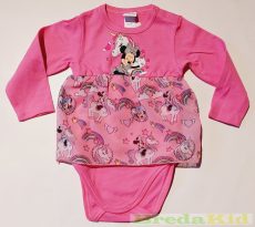 Disney Minnie Bébi Hosszú Ujjú Szoknyás Body (Unikornis)(86cm, 1-1,5 év, Pink) UTOLSÓ DARABOK