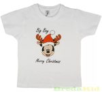   Disney Minnie Rövid Ujjú Póló (Karácsonyi)(Big Girl)(86/92-158/164cm)