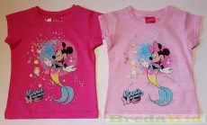 Disney Minnie Rövid Ujjú Póló (Sellős)(Pink, Rózsaszín, Fehér)(86cm, 92cm, 98cm)
