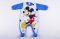 Disney Mickey Bébi Egybe Bolyhos Rugdalózó (Csillagos)(80cm, 1 év, Világoskék) UTOLSÓ DARAB