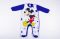 Disney Mickey Bébi Egybe Bolyhos Rugdalózó (Csillagos)(80cm, 1 év, Világoskék, Lábfejnélküli) UTOLSÓ DARAB