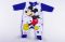 Disney Mickey Bébi Egybe Bolyhos Rugdalózó (Csillagos)(80cm, 1 év, Világoskék, Lábfejnélküli) UTOLSÓ DARAB
