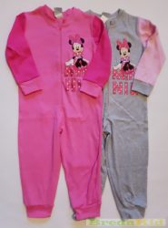 Disney Minnie Bébi Overál Pizsama (80cm, 92cm, Szürke, Rózsaszín) UTOLSÓ DARABOK