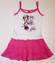 Disney Minnie és Daisy Kacsa Spagettipántos Nyári Ruha (V.rózsaszín, Rózsaszín, Pink)(74-128cm)