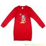   Disney Minnie Női Hosszú Ujjú Ruha (Karácsonyi)(Piros, Kék, Fekete)(S-XXL)