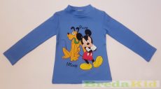 Disney Mickey (Plutó) Hosszú Ujjú Póló (Garbós)(104cm, 3 év, Kék) UTOLSÓ DARAB