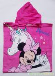   Disney Minnie Bébi Poncsó (Unikornis)(1-2 éves korig)(50X100cm)(Pink) UTOLSÓ DARAB
