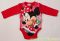 Disney Minnie Bébi Hosszú Ujjú Body (Karácsonyi)(Mikulás ruhás)(Fehér, Piros)(56-86cm)