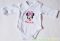 Disney Minnie Bébi Hosszú Ujjú Body (Elöl Gombolós)(Rózsaszín, Fehér)(44cm, 50cm, 56cm, 62cm)
