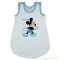 Disney Mickey Bébi Ujjatlan Vékony Hálózsák (Fehér, Világoskék)(56cm, 62cm, 74cm)