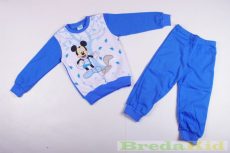 Disney Mickey Pizsama (Kék Mintás)(86cm, 98cm) UTOLSÓ DARABOK