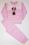   Disney Minnie Pizsama (Szívecskés Csikos)(Rózsaszín, Pink)(80cm, 104cm)