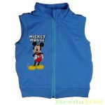   Disney Mickey Vékony Pamut Mellény (Kék, Szürke)(80-110cm)