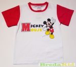   Disney Mickey Rövid Ujjú Póló (Fehér/Piros, Fehér/Szürke)