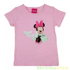 Disney Minnie Rövid Ujjú Póló (Fehér, Rózsa, Pink)(80-116cm)