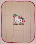 Hello Kitty Pamut Takaró (70X90cm)(Drapp) UTOLSÓ DARAB