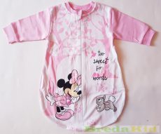 Disney Minnie Bébi Vékony Egybe Hálózsák (Nyuszis)(Pink, Rózsaszin)(86cm, 92cm)