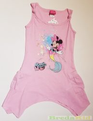 Disney Minnie Ujjatlan Nyári Ruha (Sellős)(Rózsaszín, Pink, Fehér)(92-128cm)