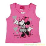   Disney Minnie Széles Pántú Trikó (Pöttyös Pink)(80-128cm)