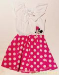   Disney Minnie Rövid Ujjú Nyári Ruha (Pöttyös Rózsa, Pink)