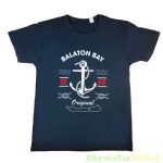   Férfi Balaton Mintás Rövid Ujjú Póló (Sötétkék)(Balaton Bay)(S-XXL)